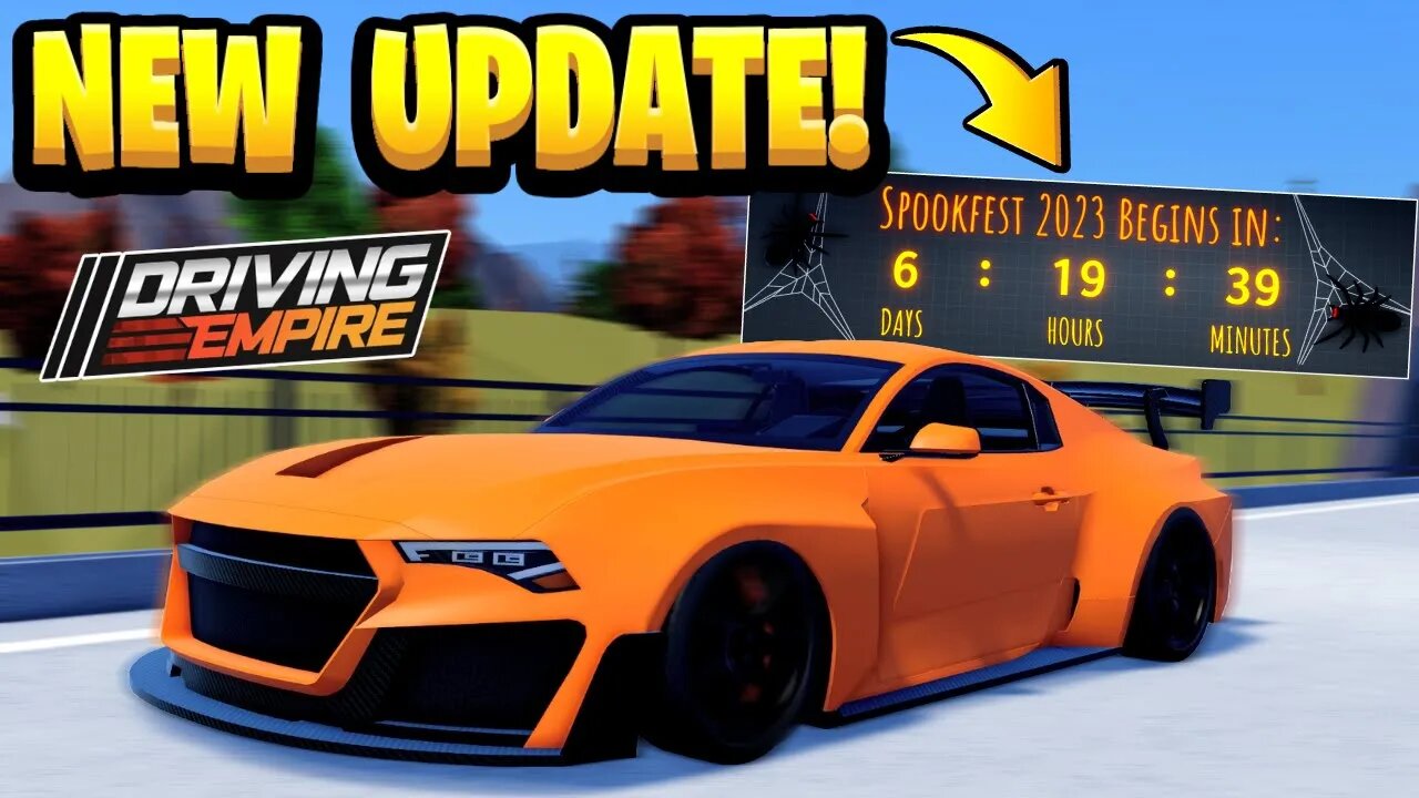 NEW Update + Spookfest Info in ROBLOX Driving Empire!