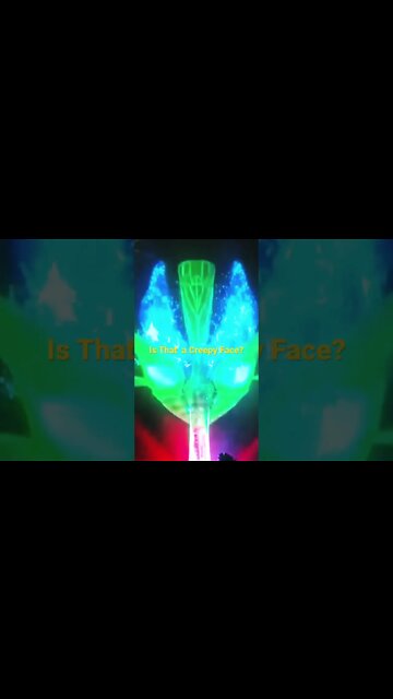 3D Light Show, Is that a FACE? [Mid-Video] #shorts