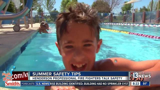 Henderson Professional Fire Fighters promote summer safety