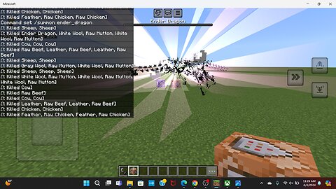 i made a ender dragon lag killer in minecraft