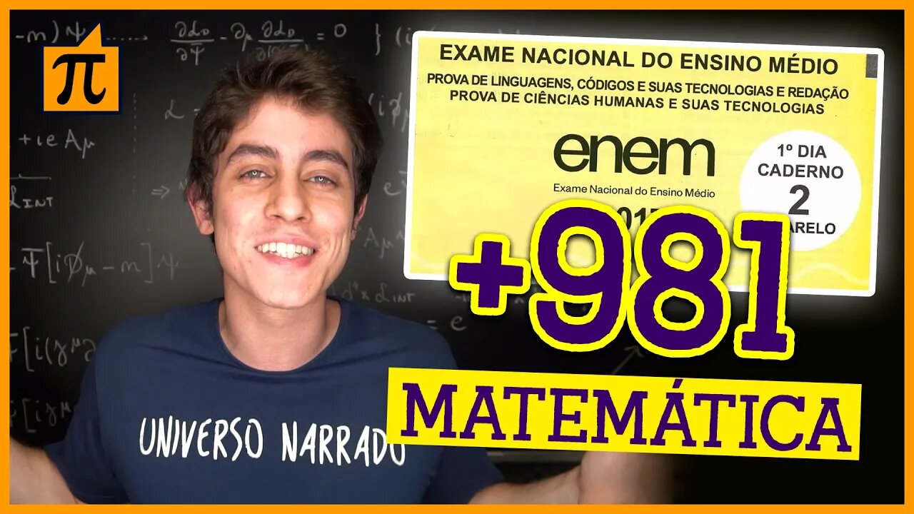 COMO TIREI 981 EM MATEMÁTICA NO ENEM