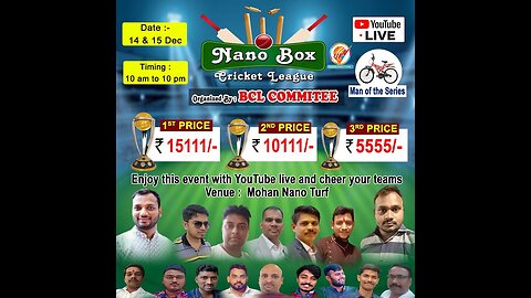 Nano box Cricket League | Ambernath | 2024 | final day | part 2