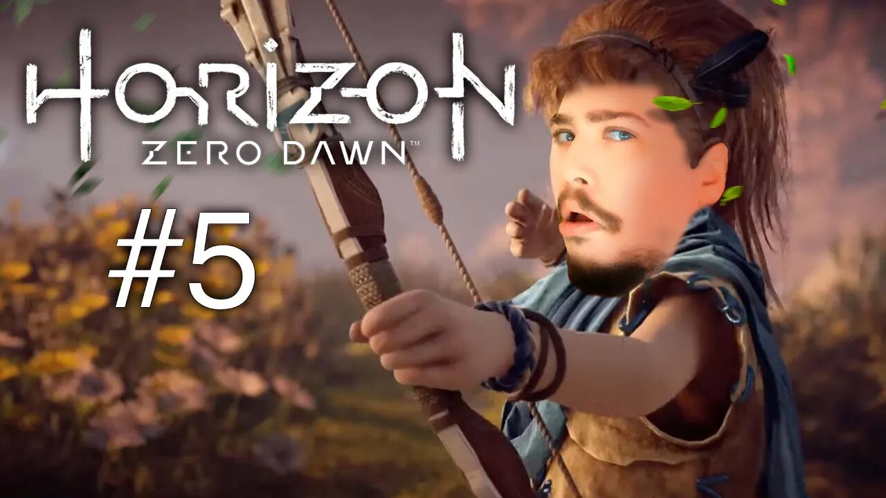 Horizon Zero Dawn #5 - Destruindo um acampamento e libertando exilados | Live Monlaw 19/08/2021