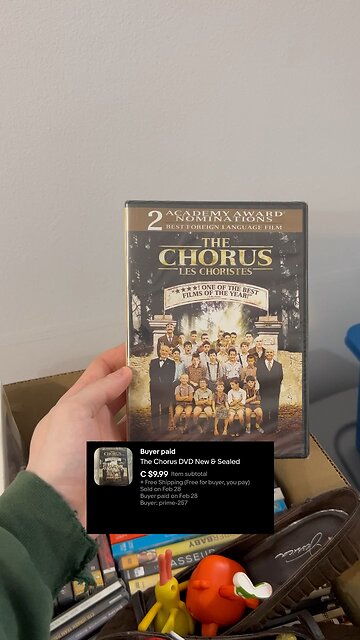 DVDs will help increase your sells on ebay!