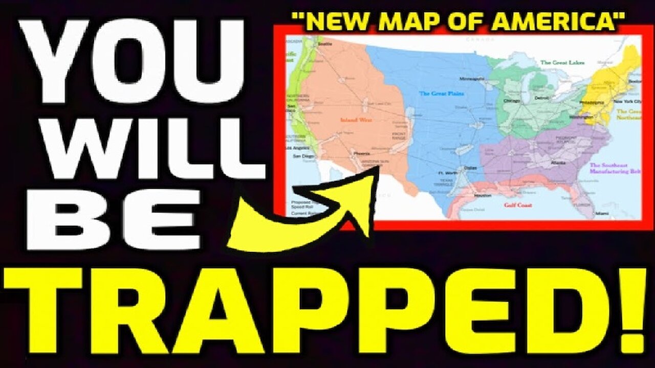 WARNING ⛔ You WILL BE TRAPPED! - "NEW MAP OF AMERICA" - CARBON PASSPORTS ANNOUNCED - GET READY!