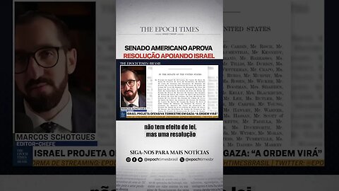 Senado Americano aprova resolução apoiando Israel