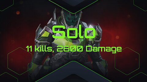 Caustic accidental solo - 11 kills , 2600 Damage