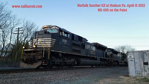 Triple Threat of Norfolk Southern 11Z Trains on the Sunbury Line April 15,16,17 2022 #NS11Z #RAM
