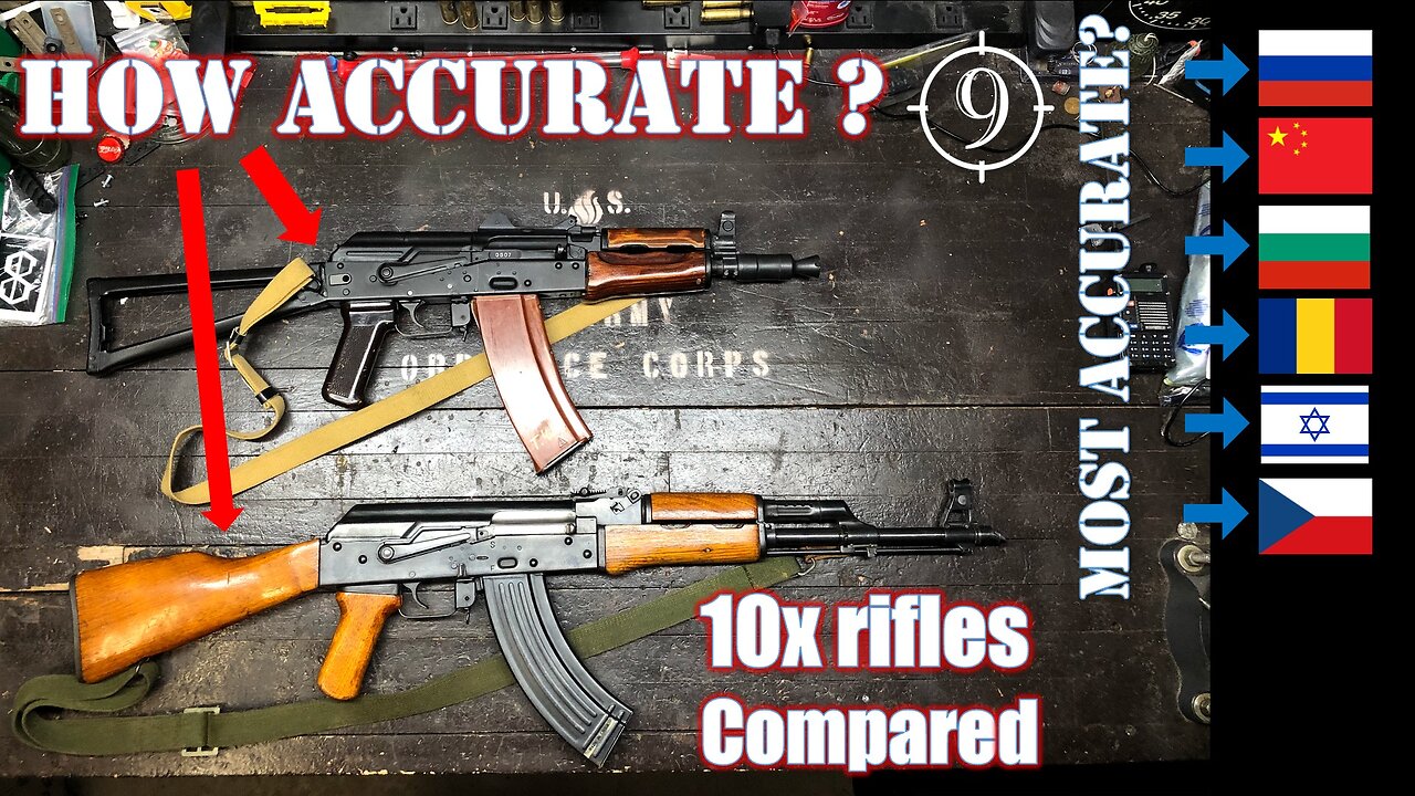 How accurate is an AK47 - Kalashnikov? | Russia v. China v. Bulgaria v. Romania v. Israel v. Czech