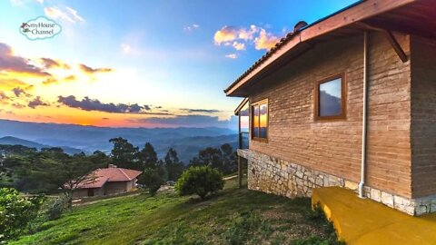 Belo Sítio no Interior de São Paulo - Chalé na Montanha de Tijolos