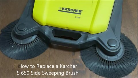 How to Replace a Karcher Side Sweeping Brush