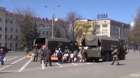 Residents of Kherson received another batch of humanitarian aid from Russia