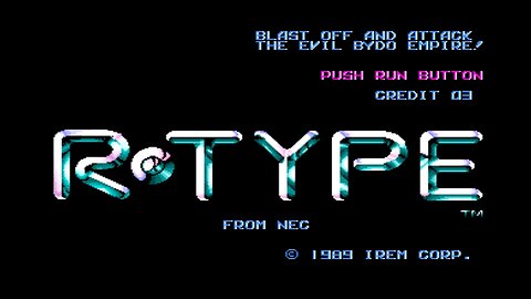 R-TYPE - (TG-16) - 1/2 - Beat 'em and Cheat 'em!