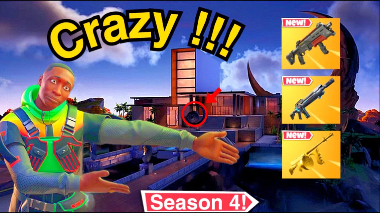 *NEW!* Fortnite Chapter 4 Season 4 - Battlepass and Gameplay !!!