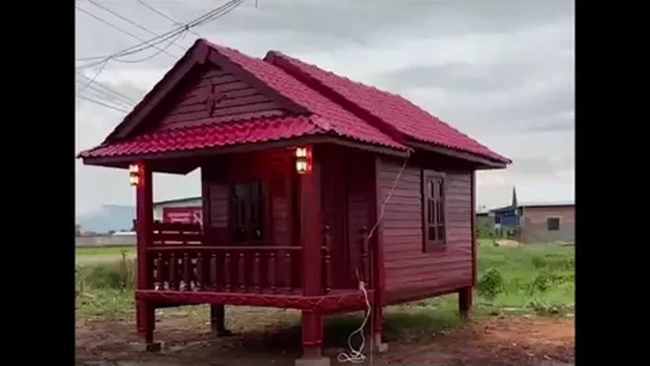Beautiful wooden house