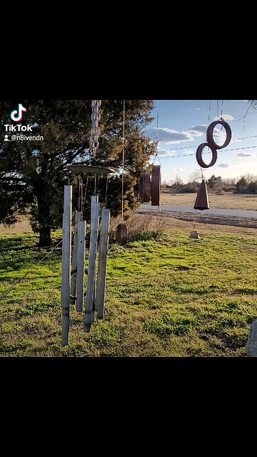 30 second of Wind Chimes in Oklahoma 🇺🇲
