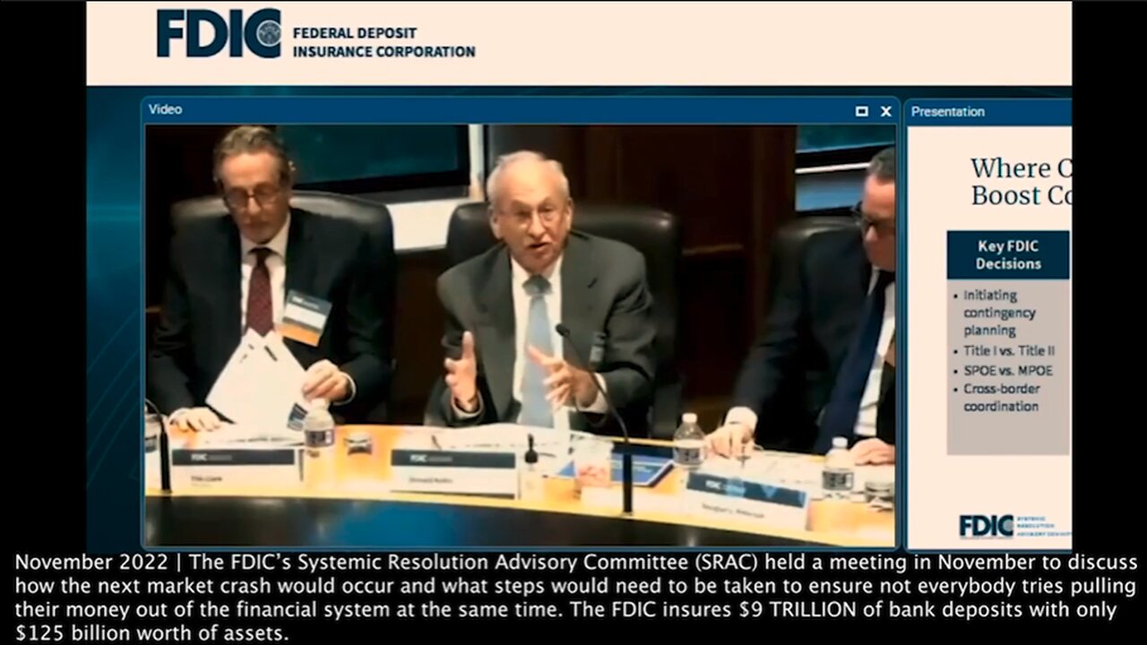 Banks | Is Your Money Safe In the Banks? “Banks Too Big to Fail Are Being Backstopped by Govt While Rest of the Banks Will Be Bailed In.” - Schectman + Why Did Biden’s Chief Economic Advisor Bernstein Advocate for “Dethrone King Dollar?"