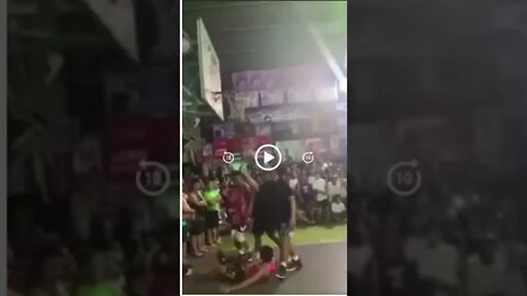 Ending career dirty play by a player. #shorts #basketball