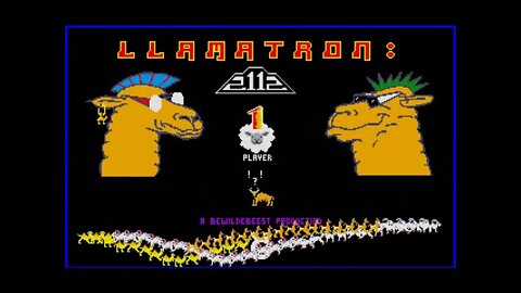 Atari ST PD Games - Llamatron