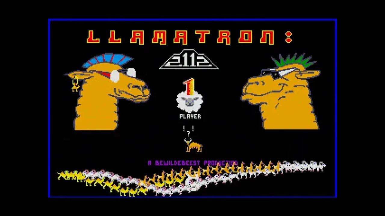 Atari ST PD Games - Llamatron