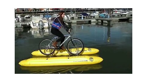 Bike on water