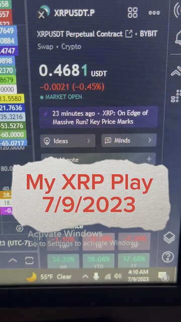 July 9, 2023 - My #XRP Play
