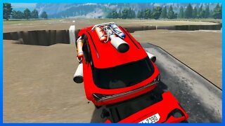 Cars vs Giant Pit #332 – #BeamNG #Drive #Crashes