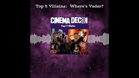 Top 5 Villains: Where's Vader?