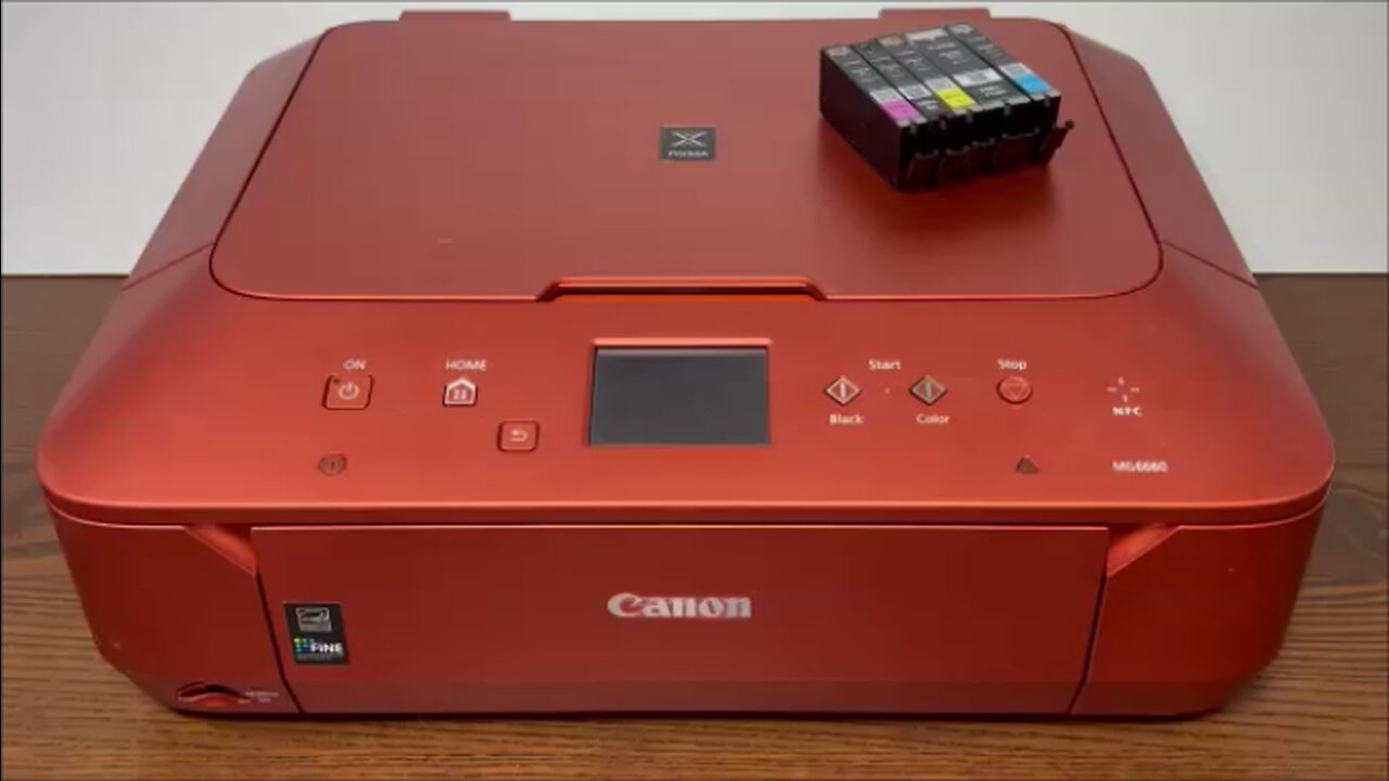 How to Replace the Ink Cartridges in a Canon PIXMA MG6660 Printer