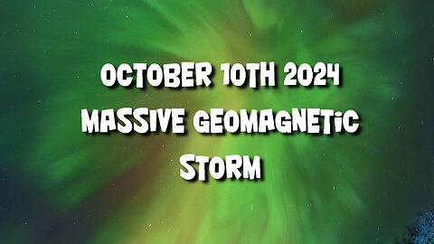 Aurora Borealis After The Solar Flare Geomagnetic Storm From October 10 2024