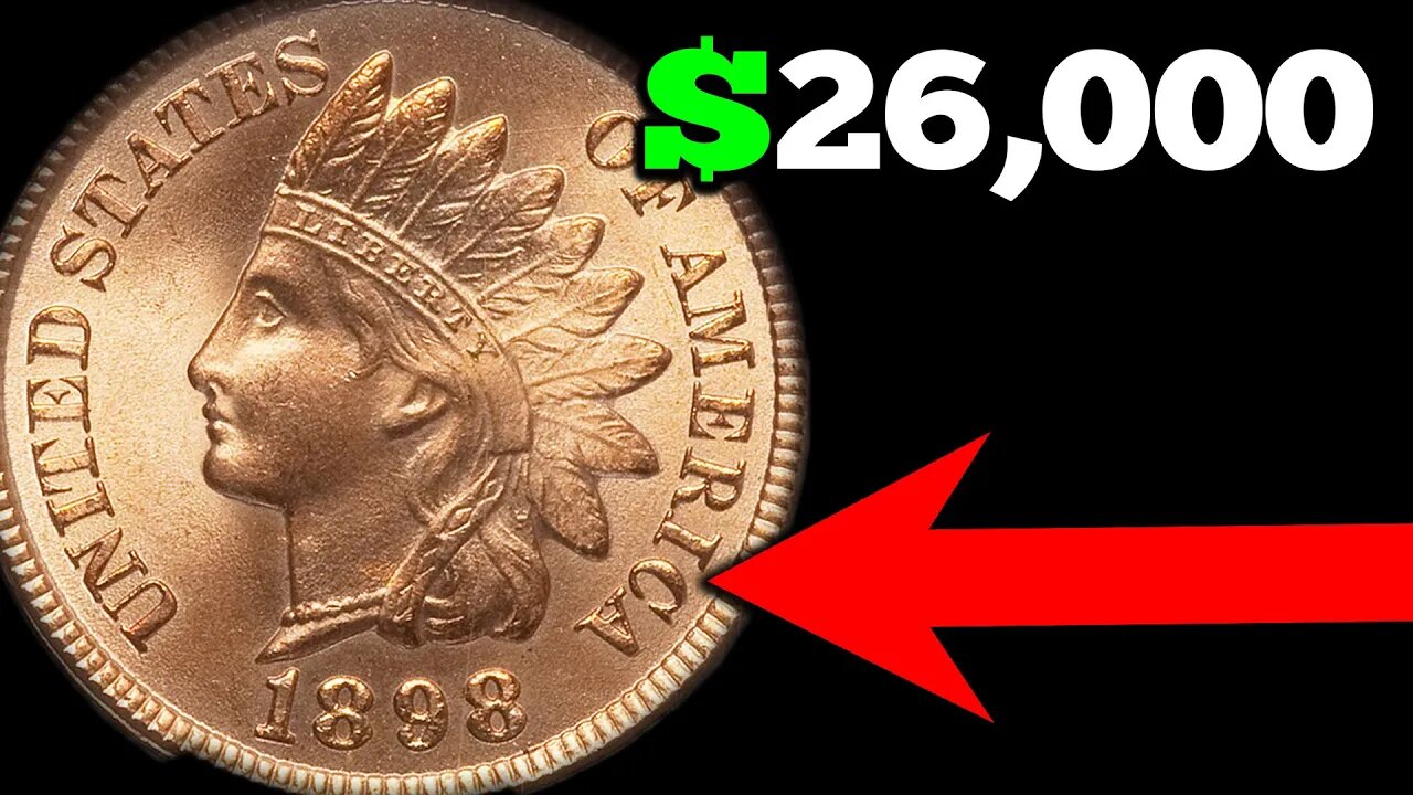 RARE 1898 INDIAN HEAD PENNIES WORTH MONEY!