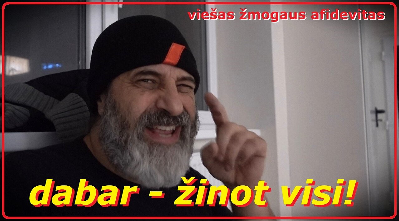 Skaitmeniniams klounams... Viešas žmogaus afidevitas
