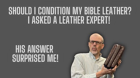 Condition Bible Leather?