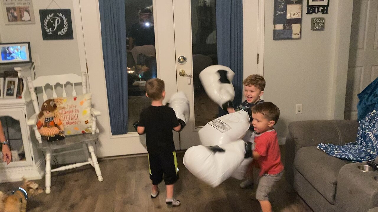 Grandsons Boxing Night