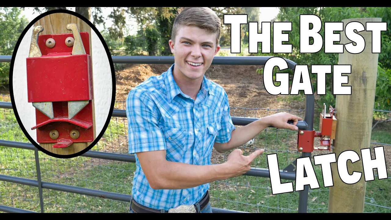 THE BEST GATE LATCH! ~ Easy, Simple, & Fast ~ Best Gate Latch Of 2022 ~ 2 Way Latch Lock Gate