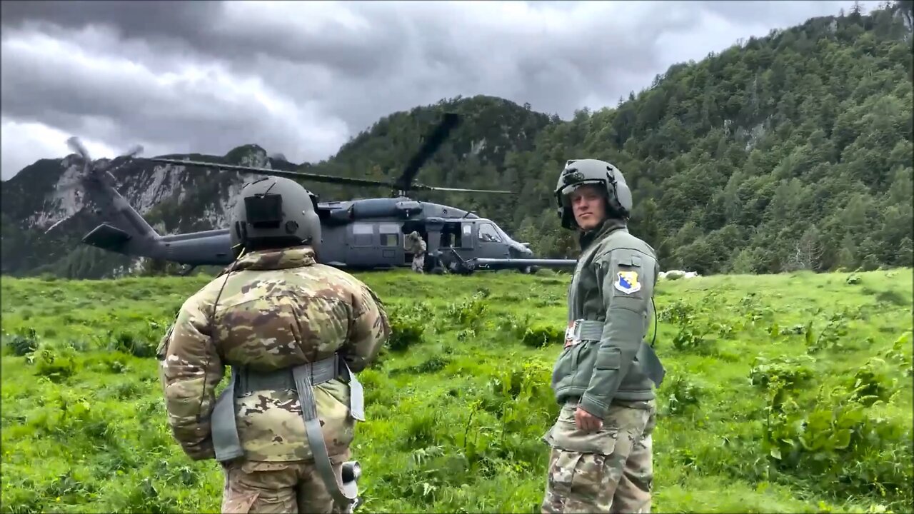 U.S. Airforce Academy Cadets fly with the 56th Rescue Squadron (Part 1)