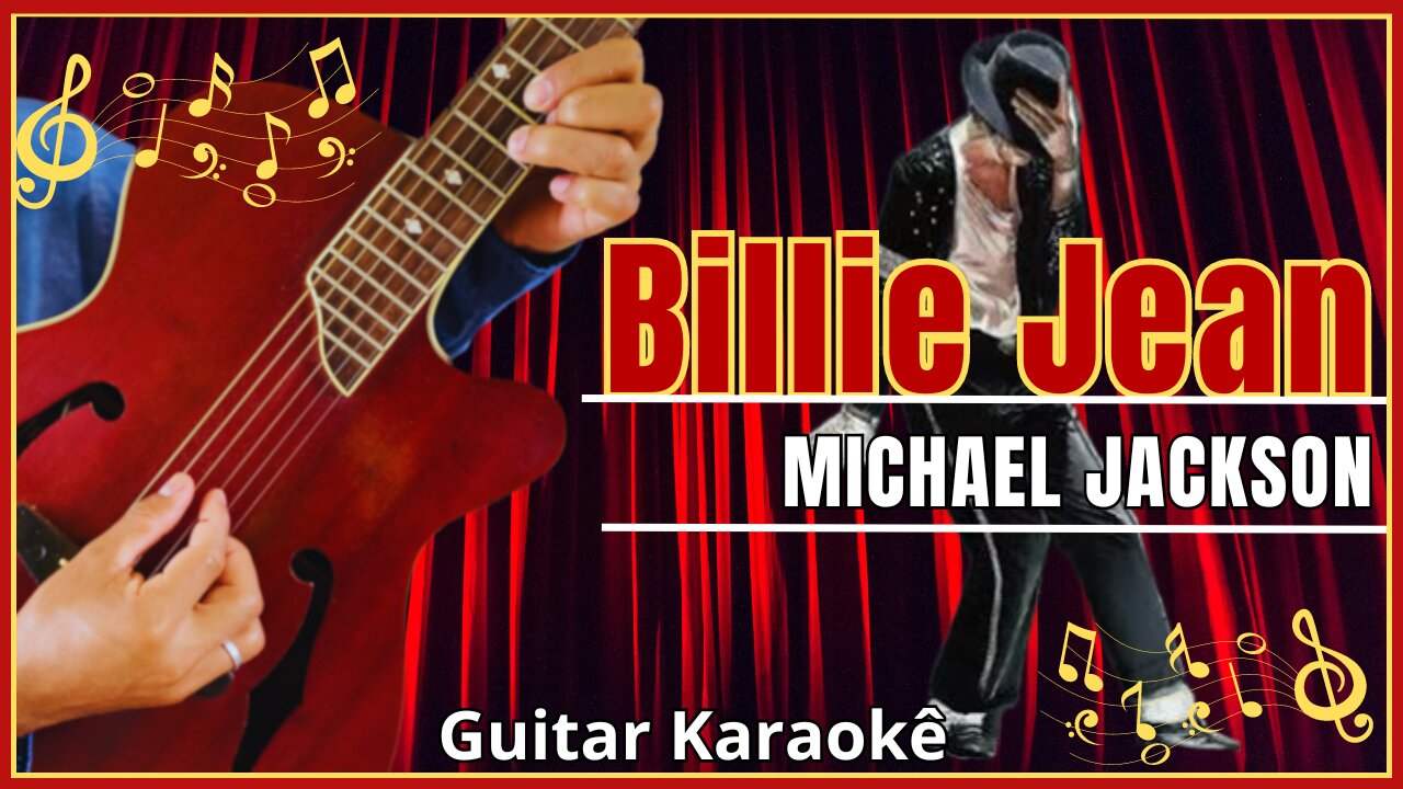 Billie Jean - Michael Jackson #michaeljackson#guitar #karaokegitar #guitarlesson