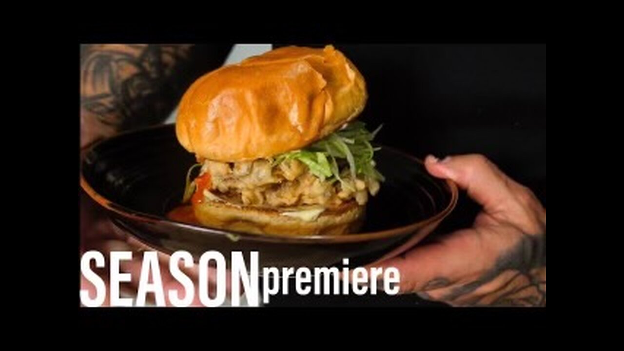 S2.E1 — Vegetarian Fried Chicken Sandwich Recipe! Gochujang BUFFALO SAUCE