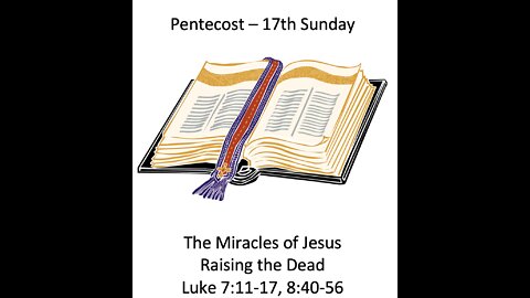 22-10-02 Sunday Elective - Raising Two from the Dead