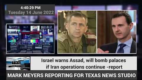 BREAKING REPORT FROM J POST: Israel warns Assad, will bomb palaces if Iran operations continue