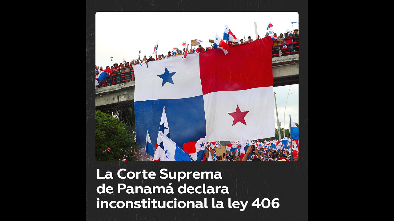 Panamá declara inconstitucional la polémica ley minera que desató protestas