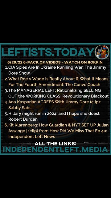 6/29: CIA Spies In Ukraine Running War! | What Roe v Wade Is REALLY About | 4th Amendment Concerns