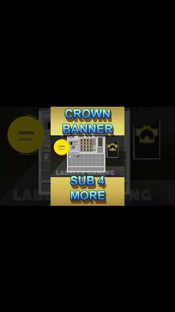 Minecraft: Crown Banner