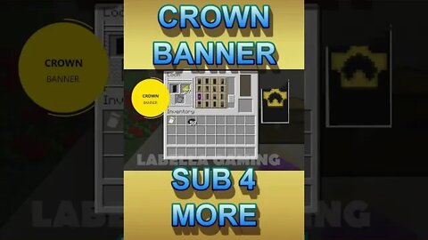 Minecraft: Crown Banner