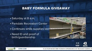 Las Vegas non-profit hands out baby formula and goods to families