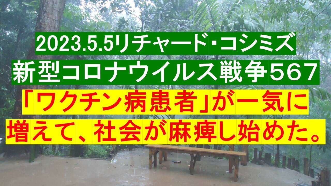 2023.05.05 リチャード・コシミズ新型コロナウイルス戦争567