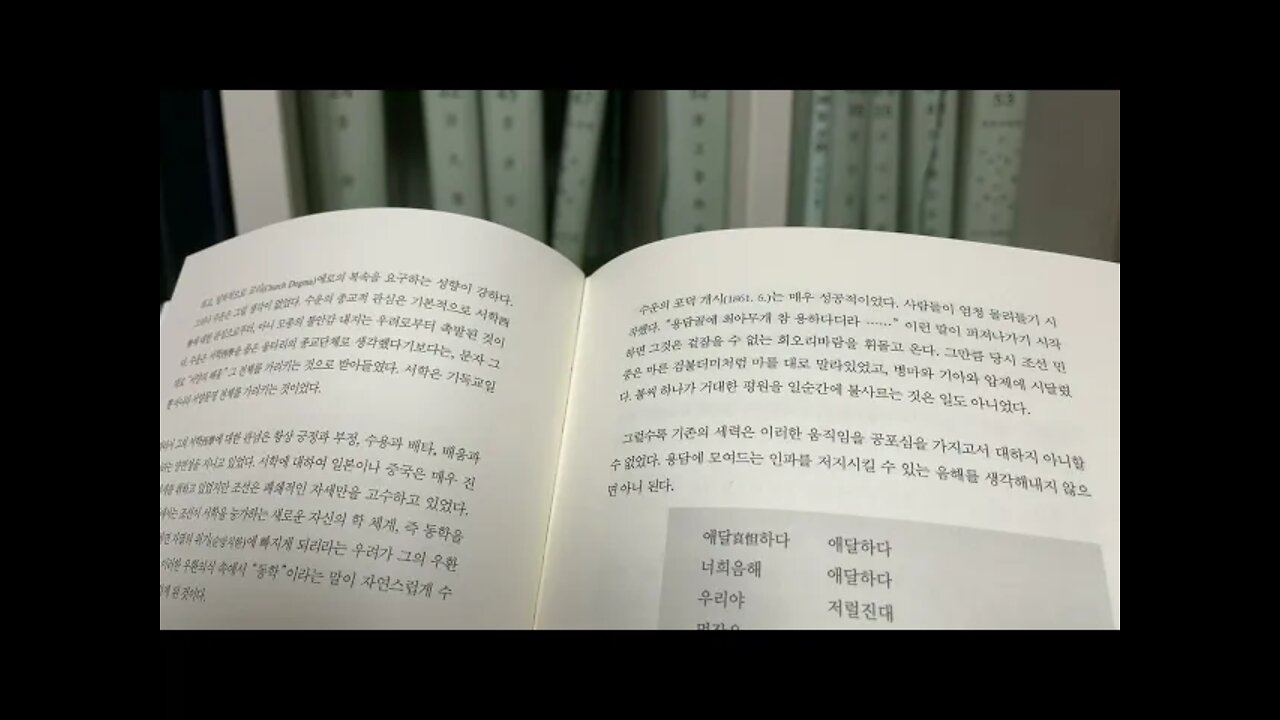 논학문, 동경대전2, 동학군, 최수운, 무극대도, 고독으로부터 도피, 장자, 노자, 대선생주문집, 생성중의 종교, 초판본, 서학, 포함삼교, 수덕무, 불연기연, 포덕문, 별집