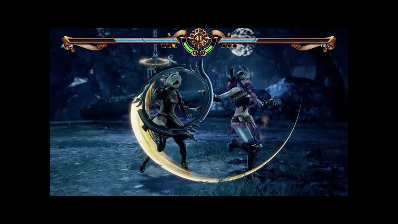 Soulcalibur VI: 2B (Color 1) vs Tira - 4K No Commentary