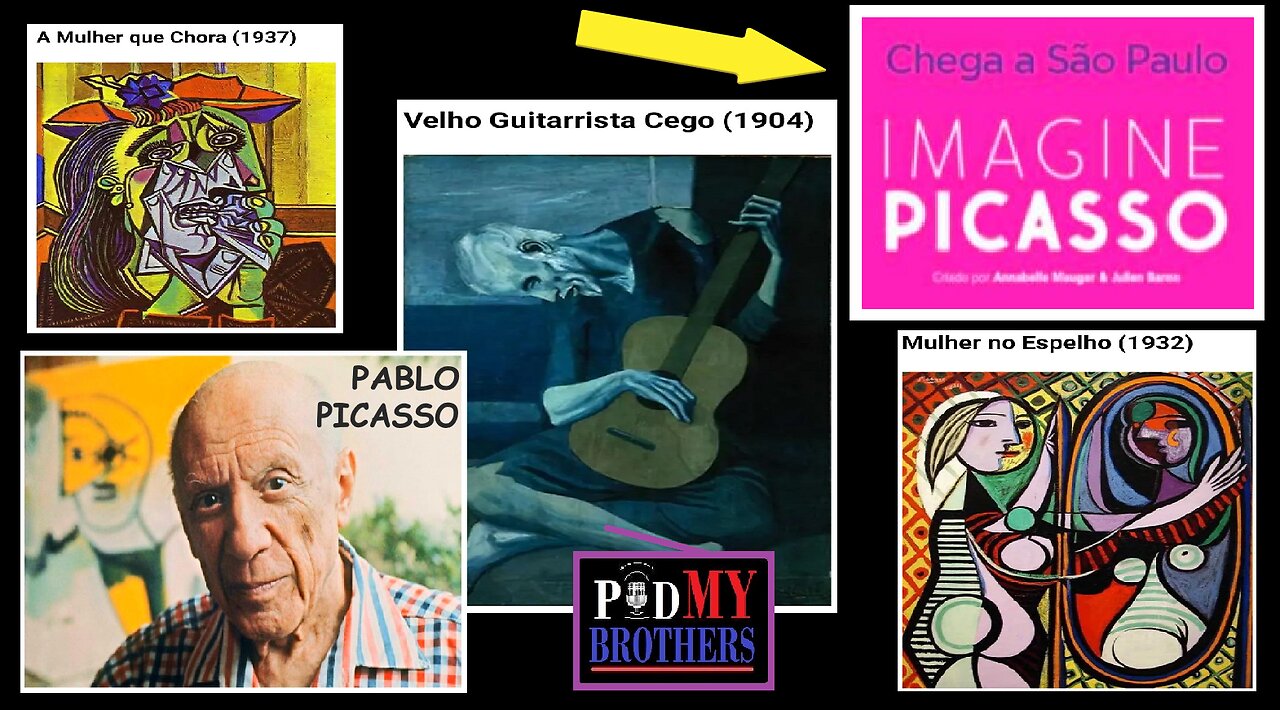 EXPOSIÇÃO DAS OBRAS DE PABLO PICASSO EM SÃO PAULO