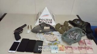 Cidade de Pavão: armas e drogas apreendidas e uma pessoa presa em flagrante no Vale do Mucuri